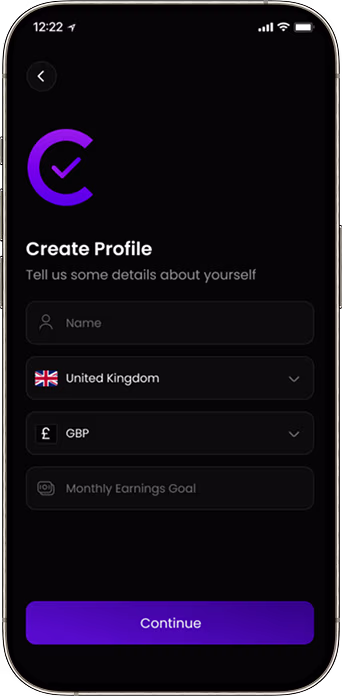 Financial advisory app fact find questionnaire for personal financial assessment