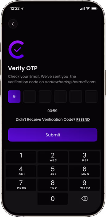 Financial wellbeing app subscription and payment screen with Stripe billing