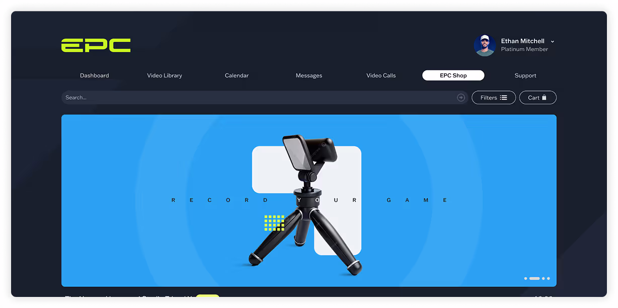 Admin panel for merchandise inventory orders and product management