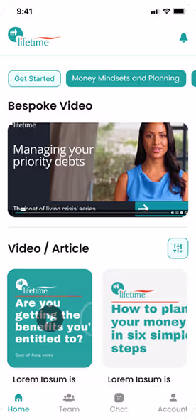 Lifetime Financial Wellbeing – Digital Financial Advisory Platform